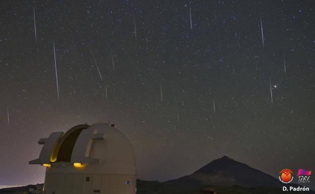 La lluvia de estrellas, esta noche desde Canarias