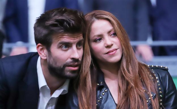 Shakira y Piqué en la final de la Copa Davis 2019