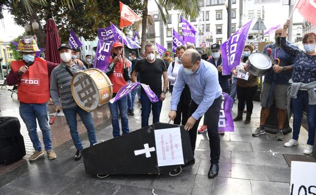JSP mejora «con miserias» la propuesta de ERE, según critican los trabajadores