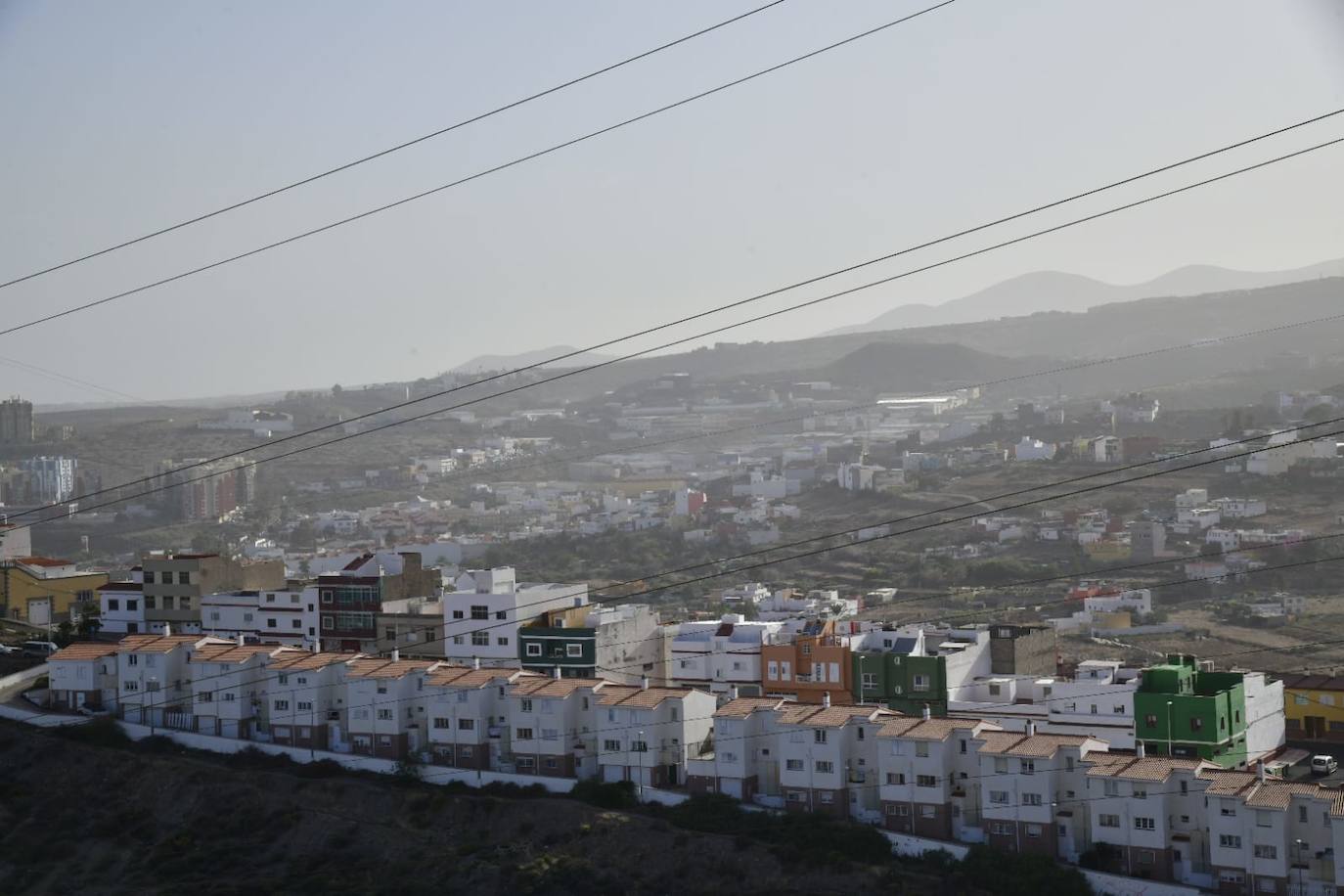 La calima cubre Gran Canaria