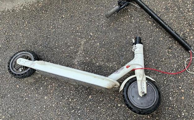 Herido tras sufrir una caída con su patinete en Santa Cruz de Tenerife