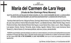 María del Carmen de Lara Vega