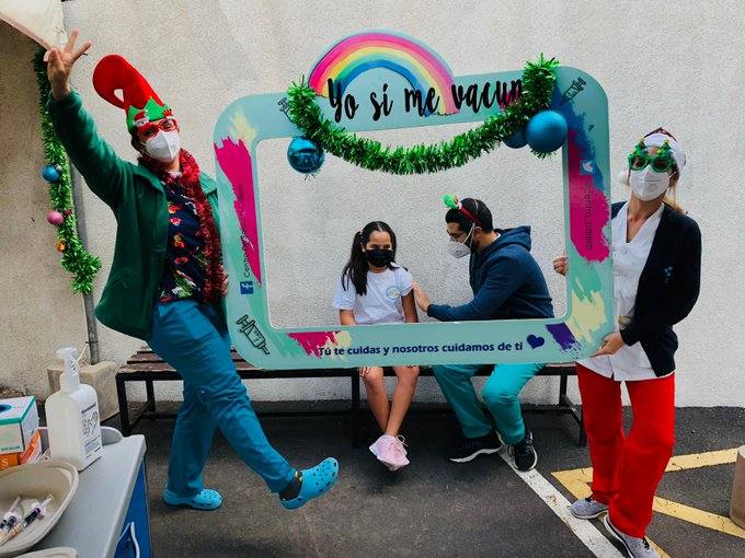 Comienza la vacunación en el Negrín de los niños de 5 a 11 años con y sin cita previa