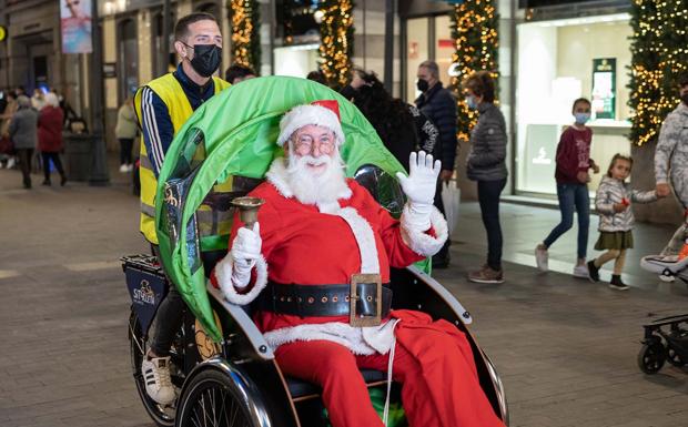 Papá Noel sustituye el trineo por la Sítycleta Sin Límites