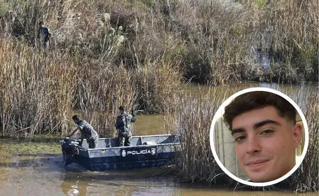Operativo de búsqueda de Pablo Sierra en aguas del Guadiana a su paso por Badajoz.