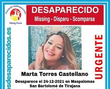 Localizan a la joven Marta Torres en Maspalomas
