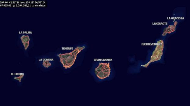 Transición Ecológica actualiza el visor IDECanarias de Grafcan para smartphones