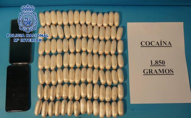 Detenido en Lanzarote con 100 cápsulas de cocaína en un vuelo de París