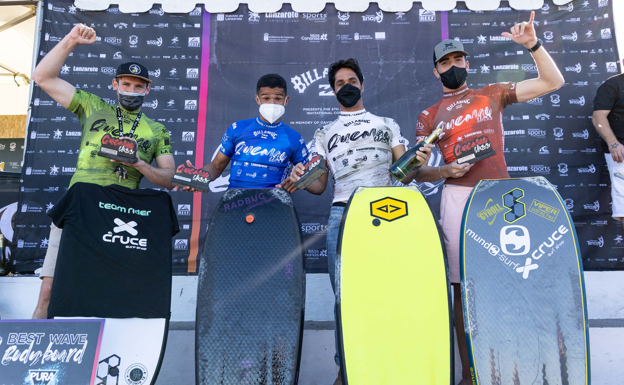 El Quemao Class consagra a Lionel Medina tras su victoria en la final de bodyboard