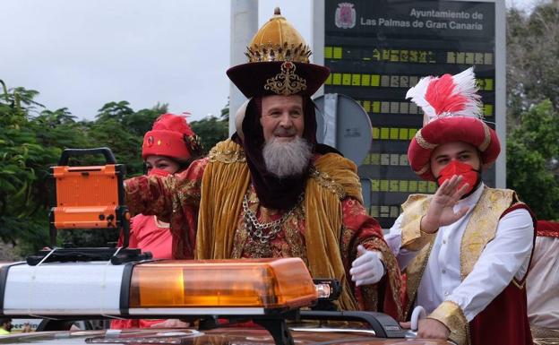 Los Reyes Magos ya recorren Las Palmas de Gran Canaria
