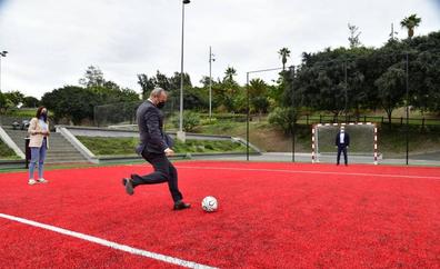 El IMD mejora el área deportiva del parque Juan Pablo II