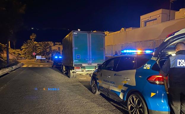 Un camionero da positivo en el control de alcoholemia