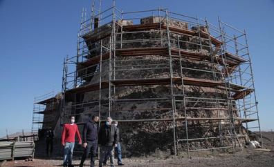 Sustratal se compromete a retomar a final de mes la obra en el Castillo de Guanapay