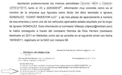 La Policía promociona al comisario que filtró datos a Villarejo sobre el ático de González