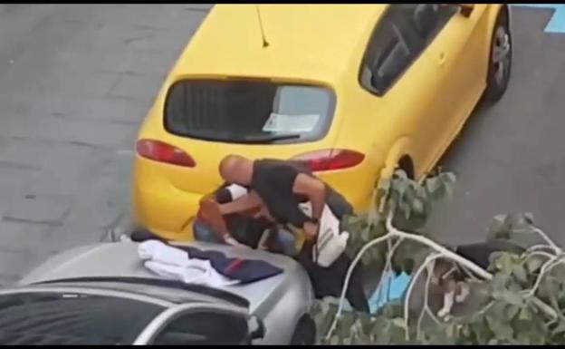 Salvaje pelea en la capital grancanaria