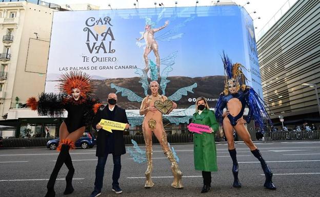 La lona que promociona el carnaval en Madrid cuesta 101.234 euros