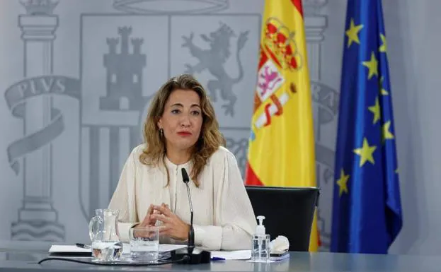 Ministra de Transportes, Movilidad y Agenda Urbana, Raquel Sánchez. 