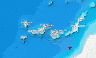 Se siente un terremoto de magnitud 4.8, en el sureste de Canarias