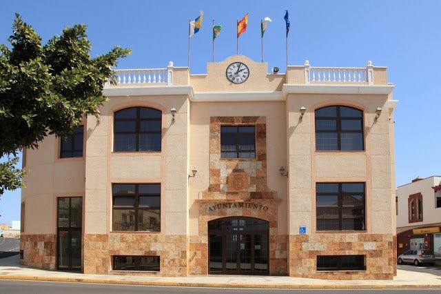 Imagen del Ayuntamiento de Antigua, en Fuerteventura.