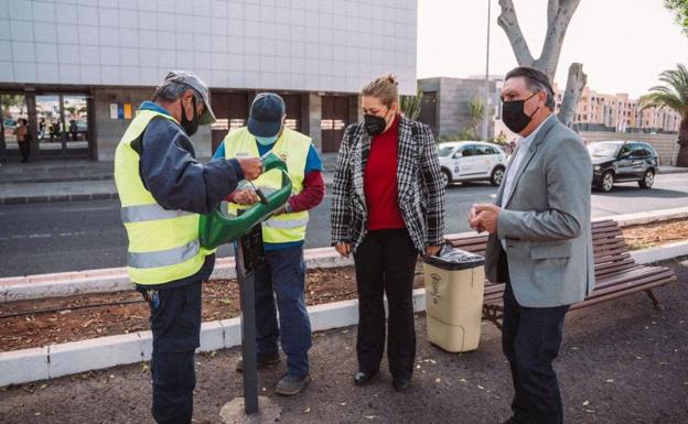 80 nuevas papeleras en la Vía Medular
