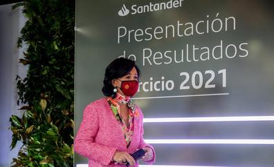 Banco Santander gana 8.124 millones e insiste en pagar un 40% en dividendo