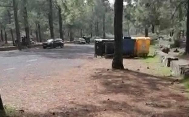 Graniza en la cumbre de Gran Canaria