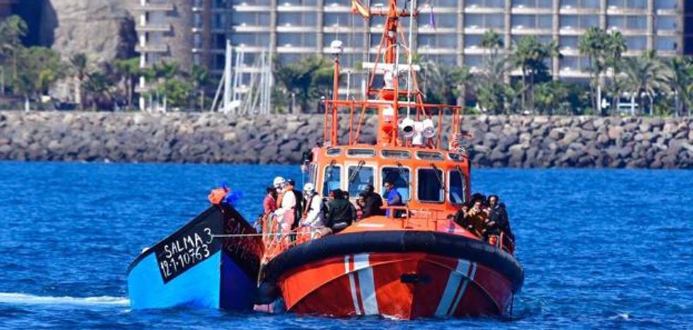 Rescatan en helicóptero a una senderista belga herida en Agaete