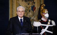 Mattarella exige «responsabilidad» a los partidos italianos en su reelección como presidente