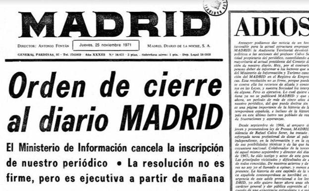 Cabecera histórica de 'Madrid'. /C7