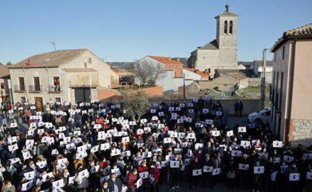 Estupor y tristeza en Traspinedo tras hallar a Esther en una zona ya batida