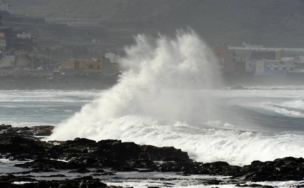 Aviso amarillo por fenómenos costeros para mañana