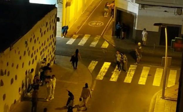 Violenta reyerta multitudinaria en Arrecife