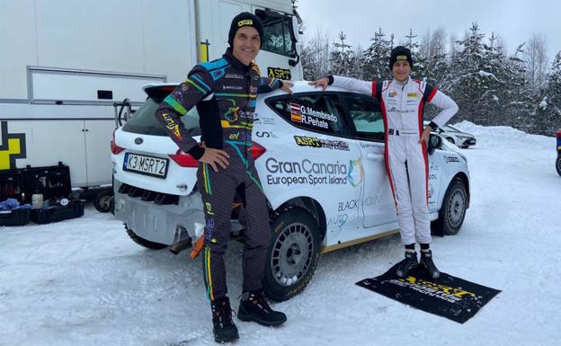 Segundo reto en nieve esta temporada para Gil Membrado y Rogelio Peñate