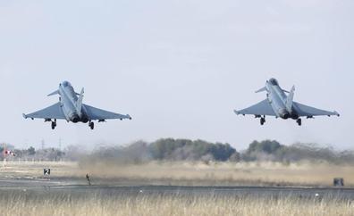 España envía cuatro Eurofighter a Bulgaria en misión de vigilancia de la OTAN