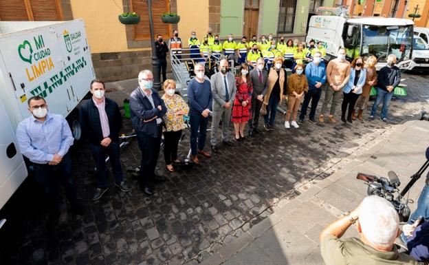 Gáldar invierte 42.000 euros al mes en la limpieza viaria del municipio