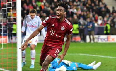 Coman evita el naufragio del Bayern en Salzburgo