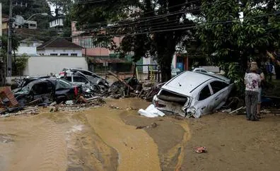 Las fuertes lluvias dejan más de un centenar de muertos en Brasil