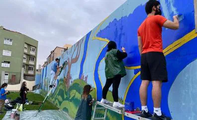 Un mural para contribuir al cambio