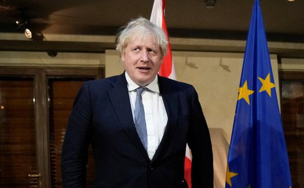 Boris Johnson, el sábado en la conferencia de Múnich.
