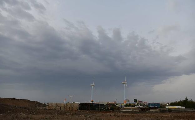 Lluvia y granizo en Gran Canaria