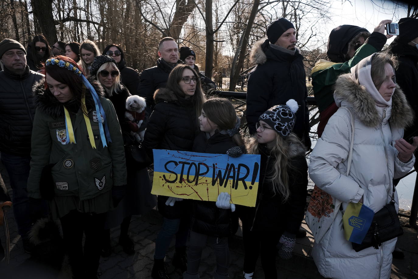 Ucranianos piden medicamentos y comida para afrontar los próximos días
