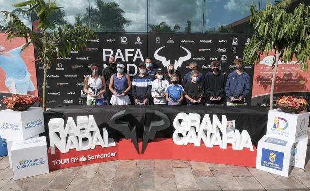 El Rafa Nadal Tour by Santander Gran Canaria corona a sus ganadores