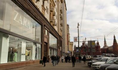 Inditex aguanta en Rusia en medio de la salida incesante de empresas