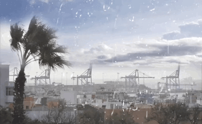 Un domingo nuboso con lluvias dispersas y rachas de viento
