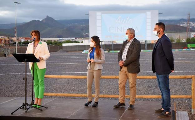 Tenerife estrena el primer autocine de Canarias
