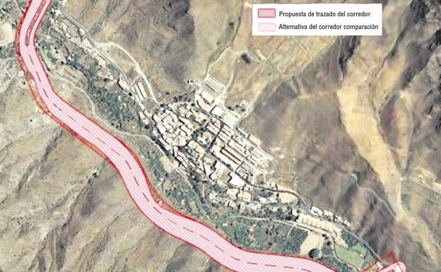 El gobierno de Mogán defiende la circunvalación propuesta para el casco al ser la menos agresiva