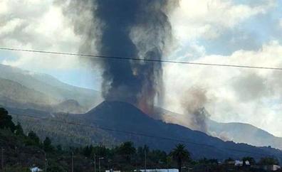 Abierta la primera vía sobre las coladas del volcán en La Palma