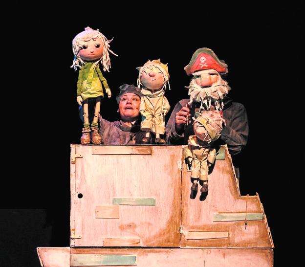 Festuc Teatre revive con sus títeres el universo de Peter Pan en el Cuyás