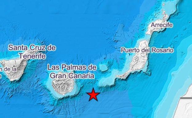 Terremoto entre Gran Canaria y Fuerteventura