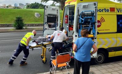 Dos personas heridas, una de ellas grave, en un vuelco en Tenerife